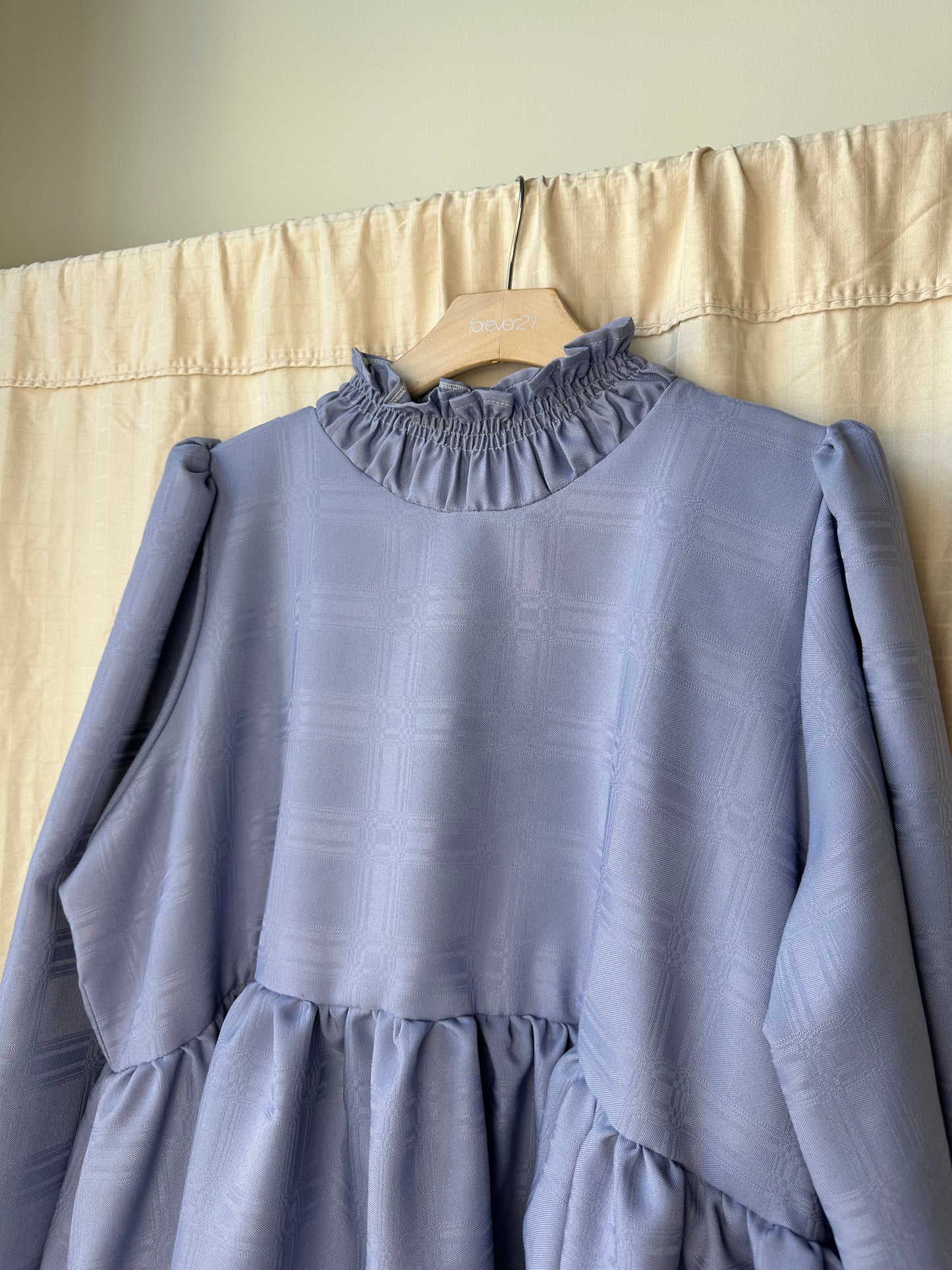Periwinkle Turtleneck Midi Dress