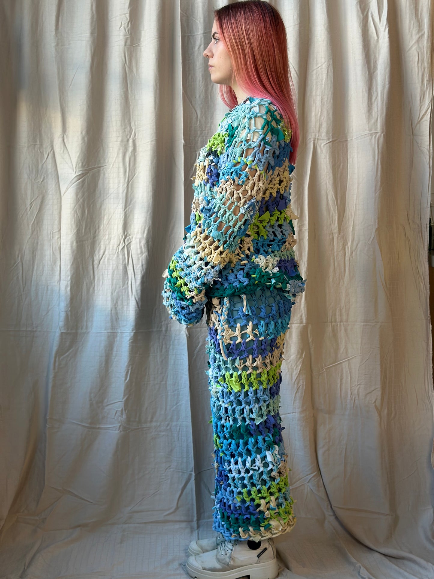 Whimsical Crochet Skirt