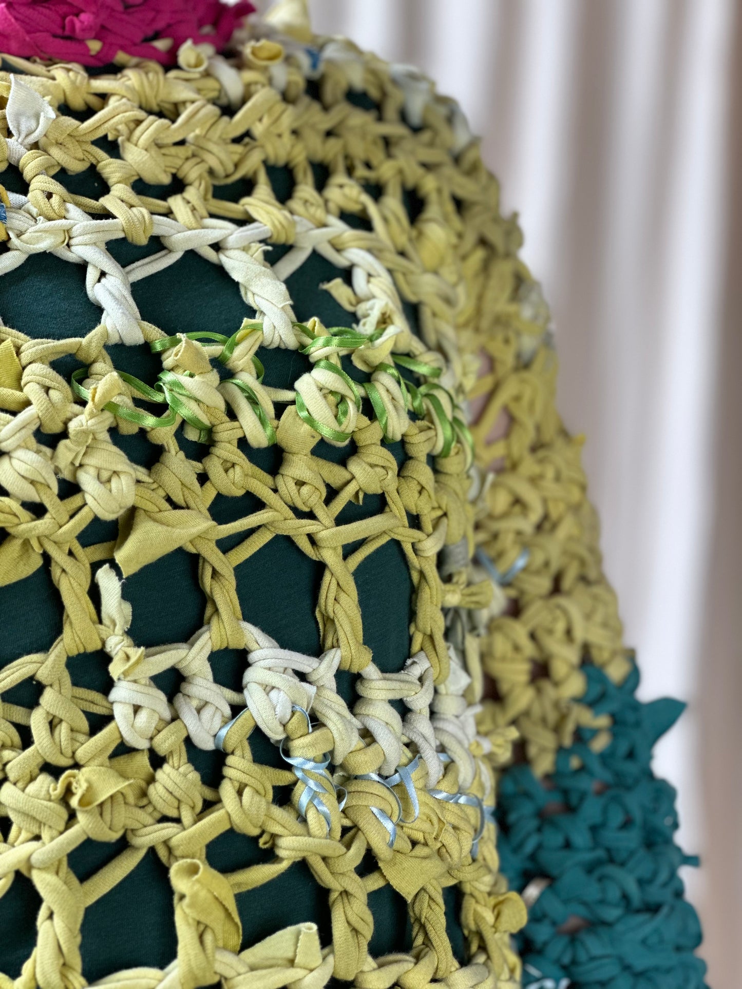 Fruity Popcorn Crochet Sweater