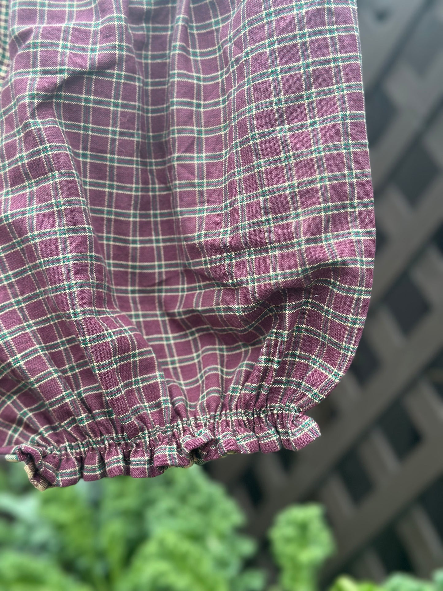 Green/Purple Plaid Bloomers (S)