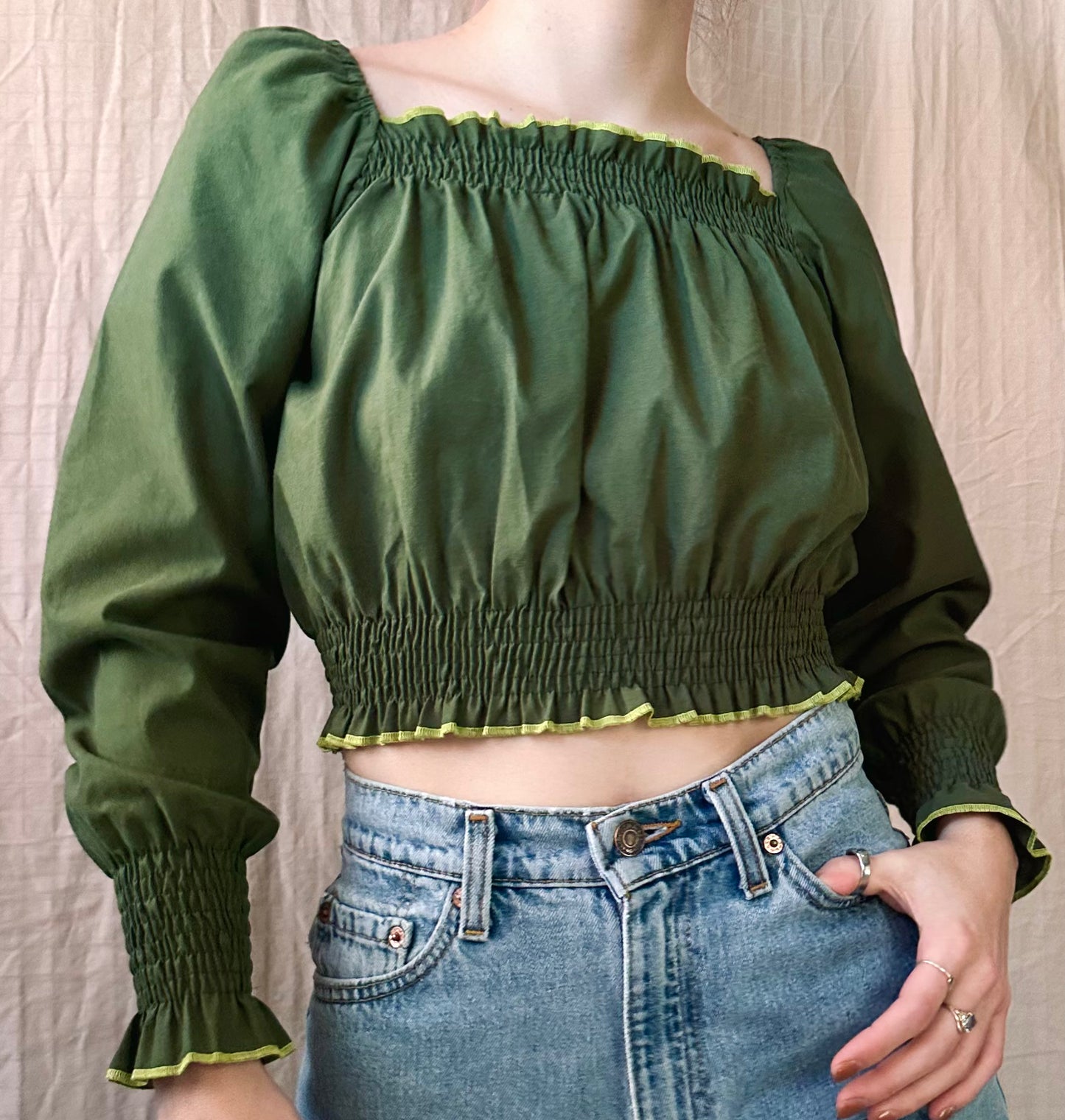 Olive Shirley Top