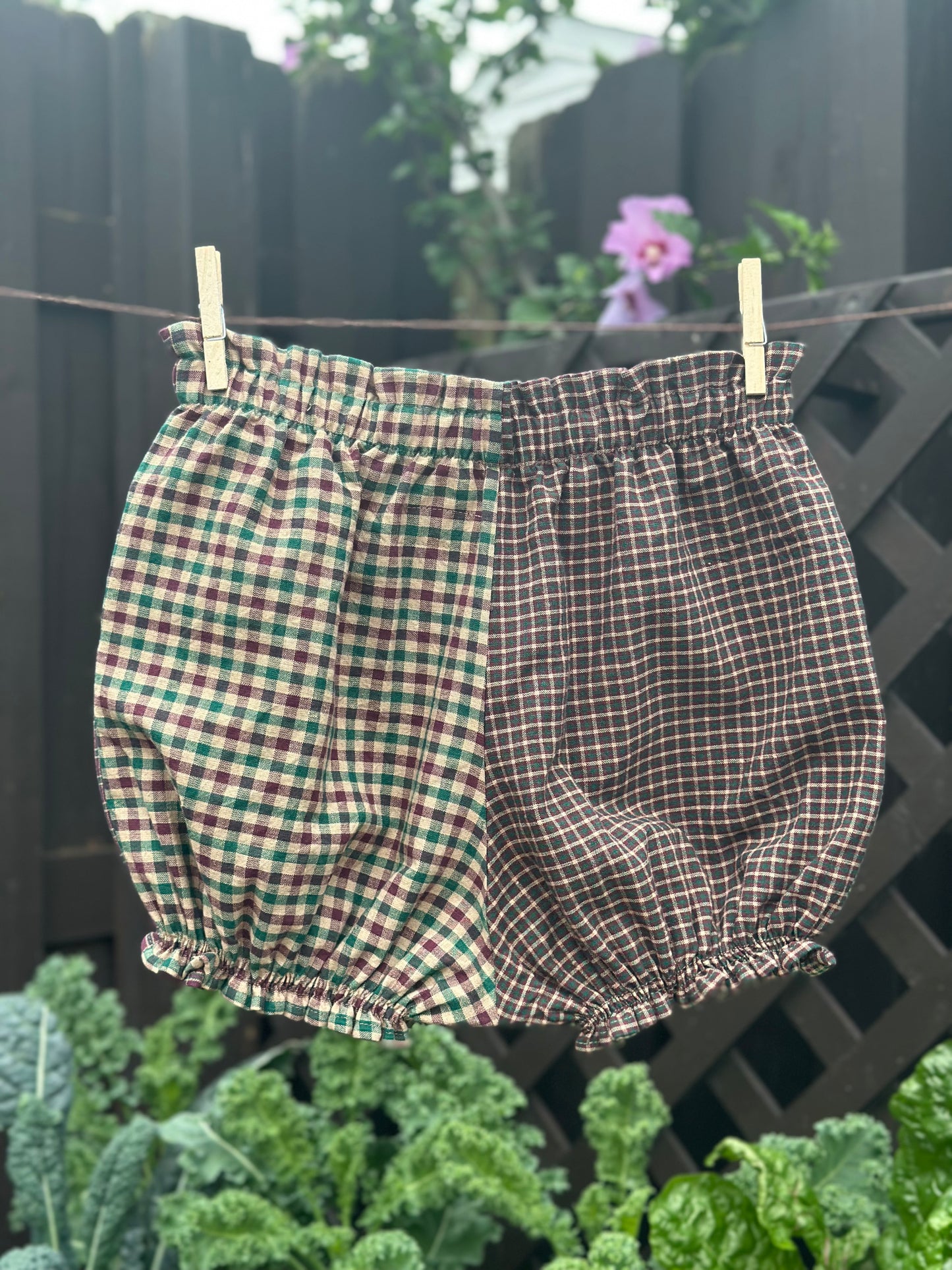 Green/Purple Plaid Bloomers (S)