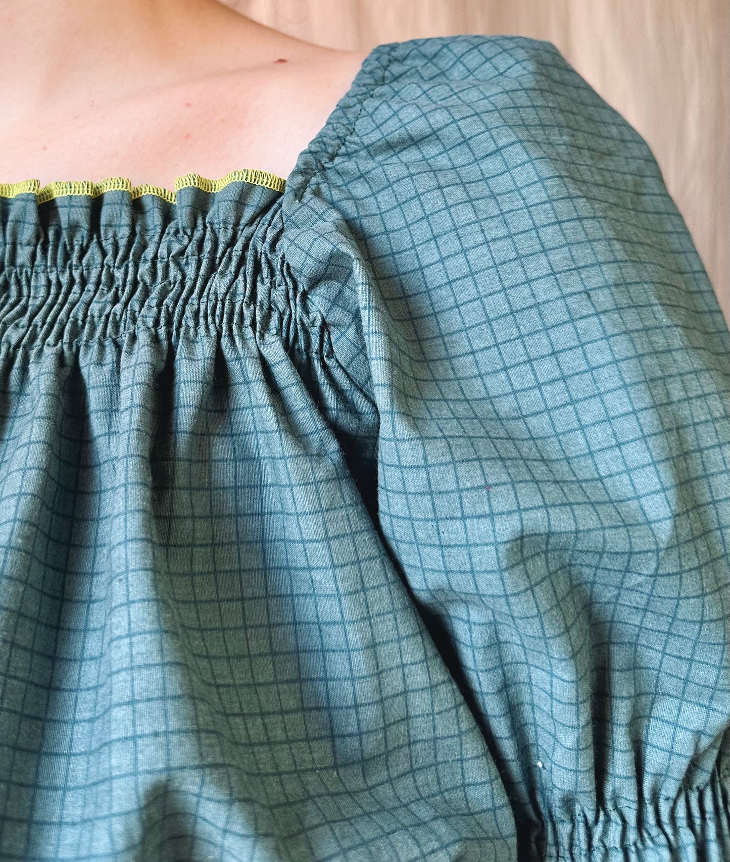 Teal Shirley Top