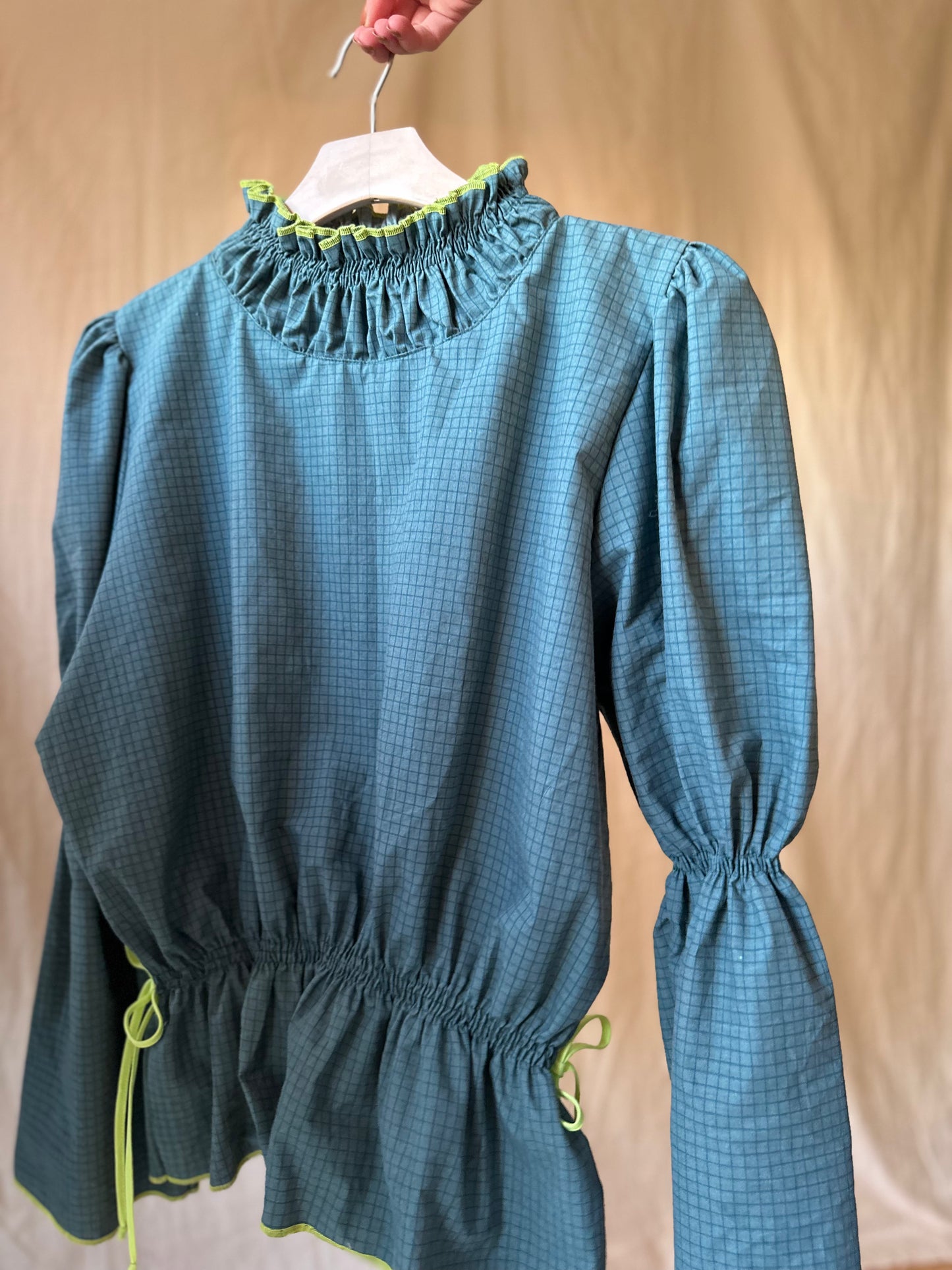 Teal Elizabeth Top