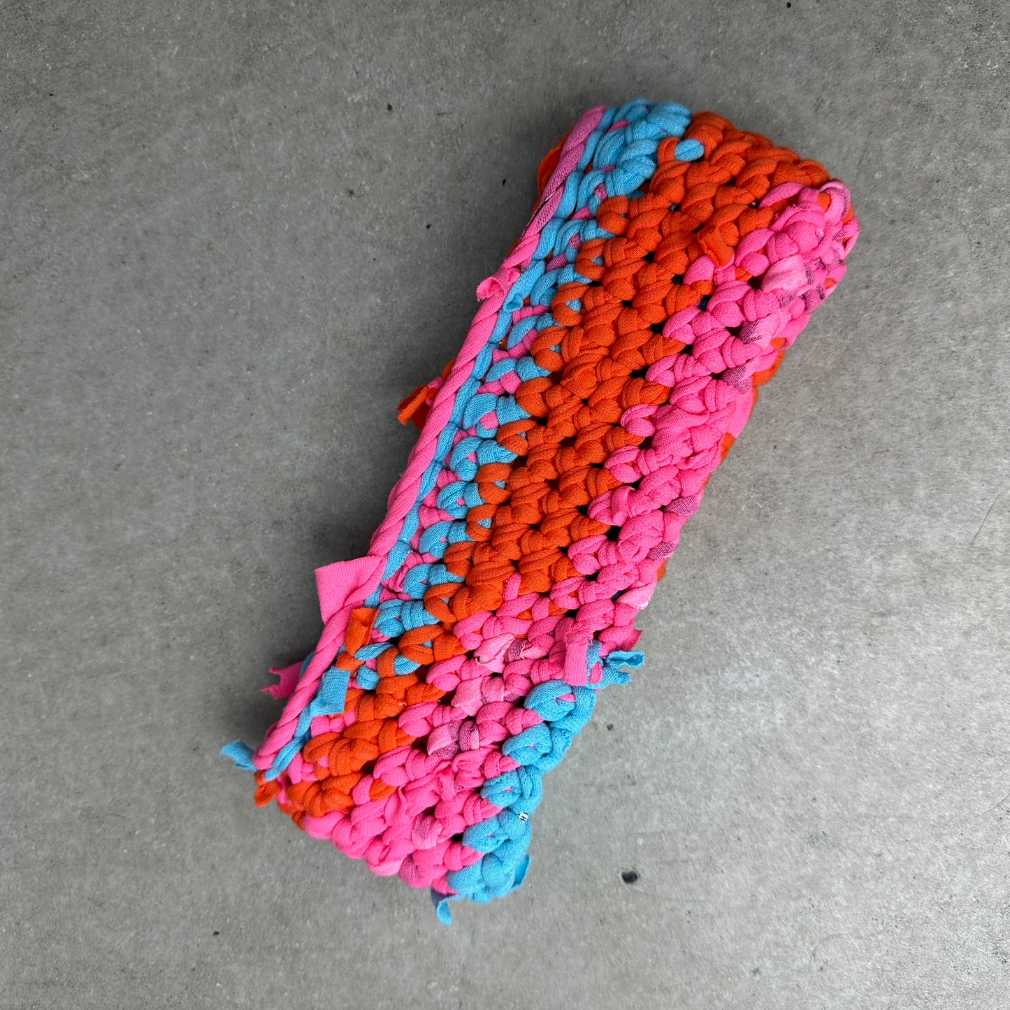 Rainbow Sherbet Crochet Winter Headband