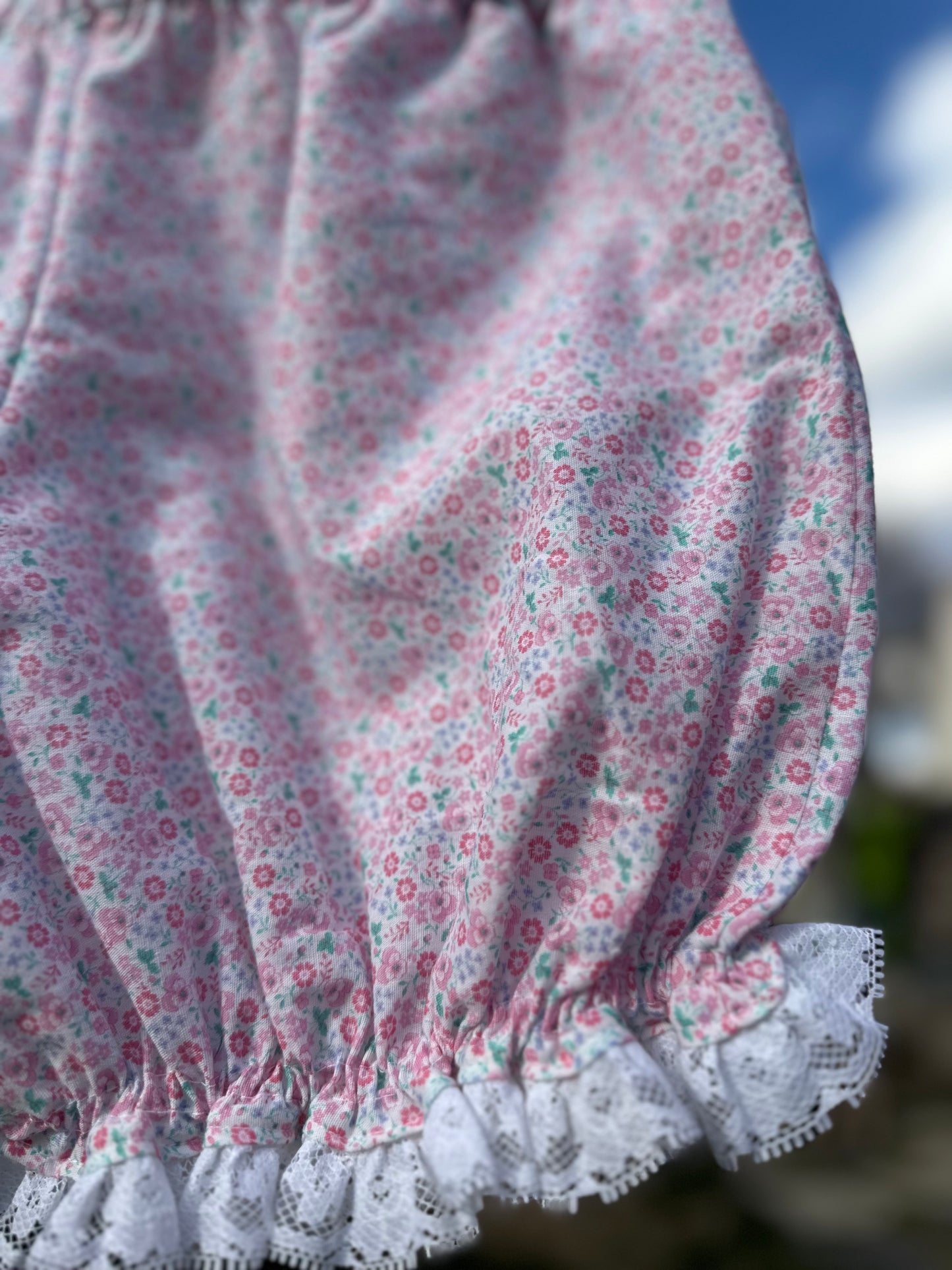 Pink Ditsy Floral Bloomers