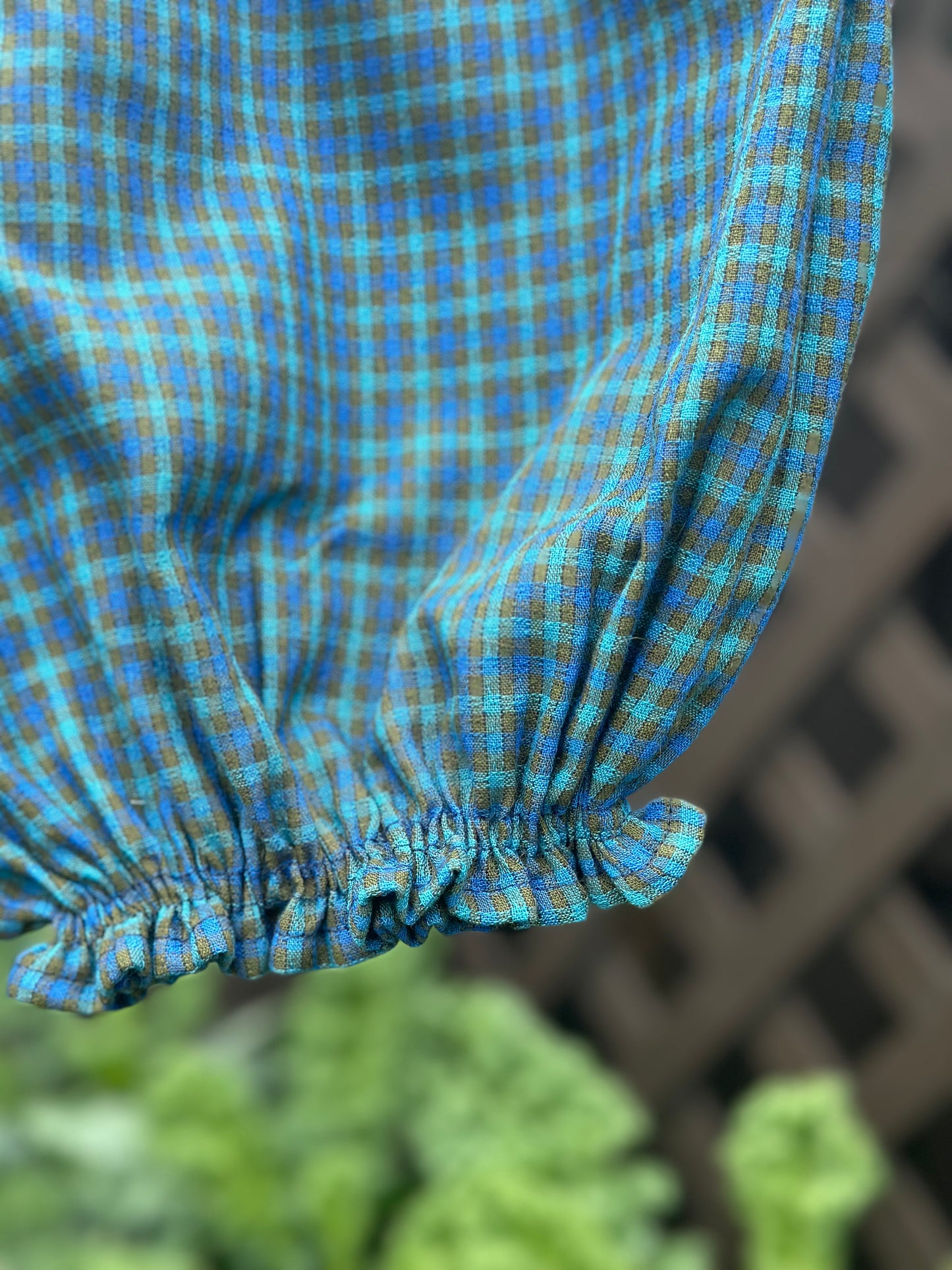Blue/Green Plaid Bloomers (XS)