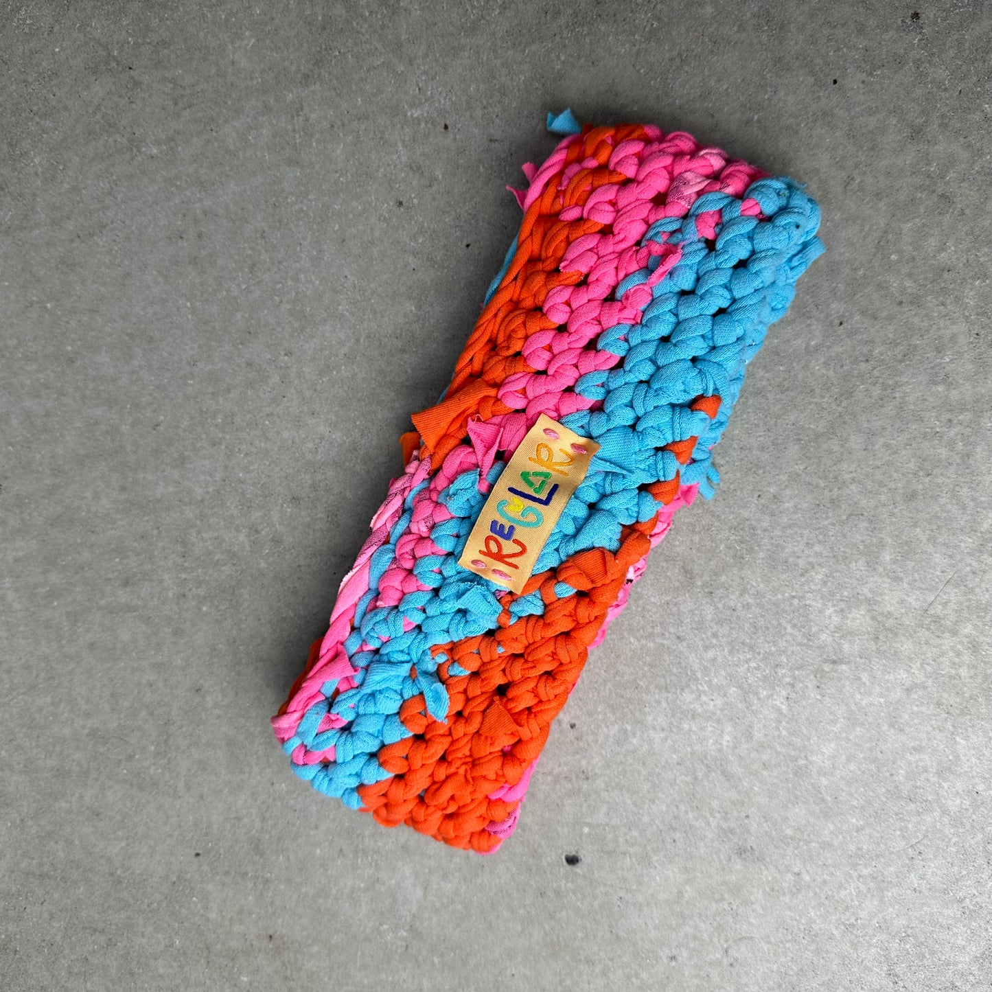 Rainbow Sherbet Crochet Winter Headband