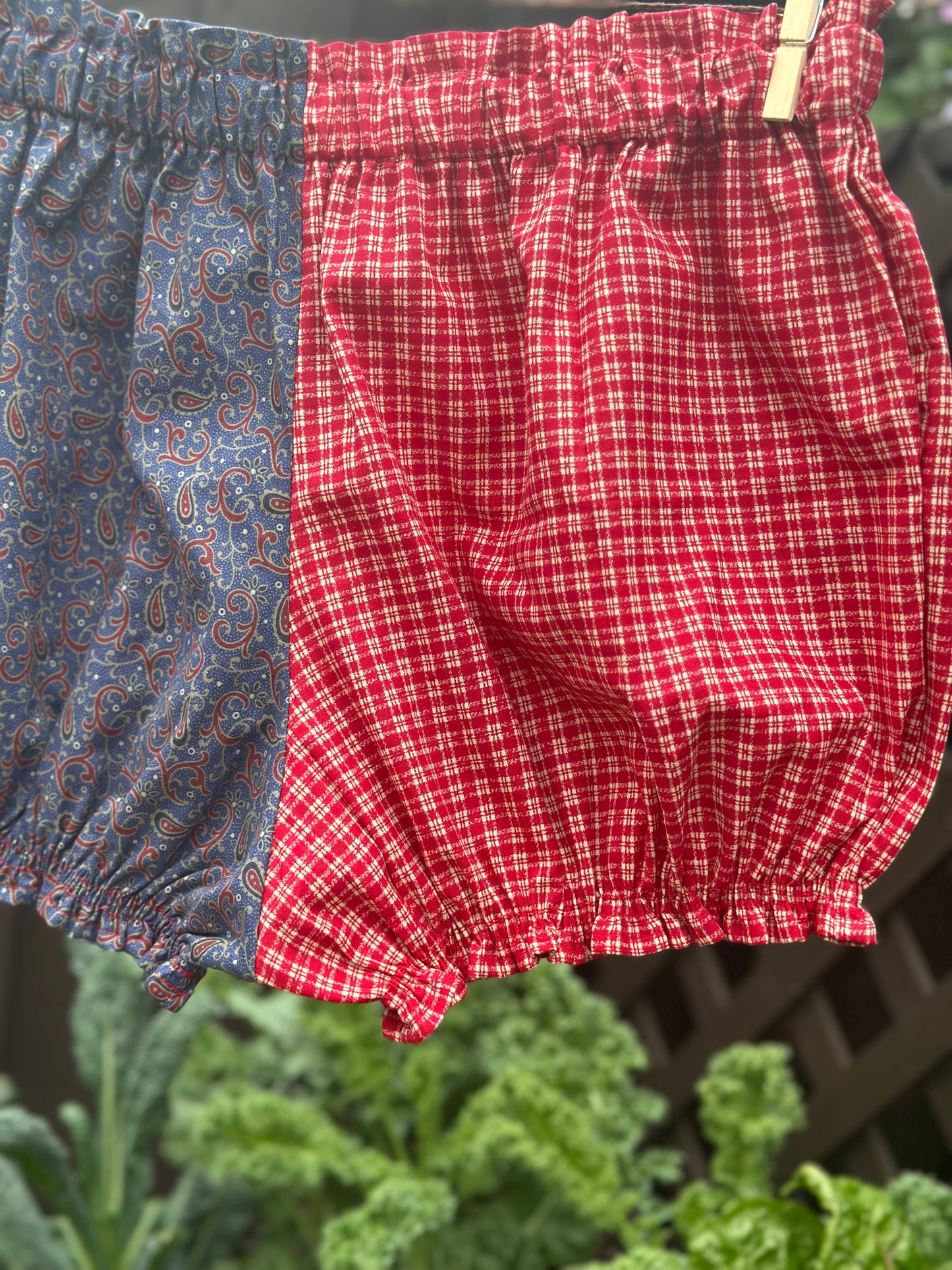 Plaid/Paisley Bloomers (XL)