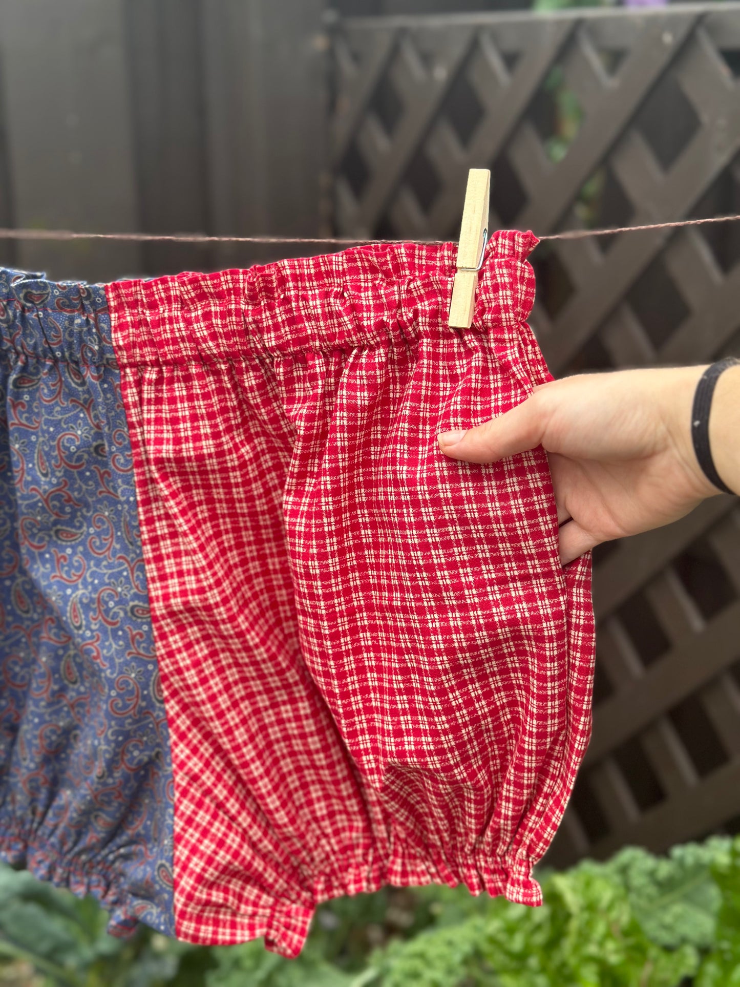 Plaid/Paisley Bloomers (XL)