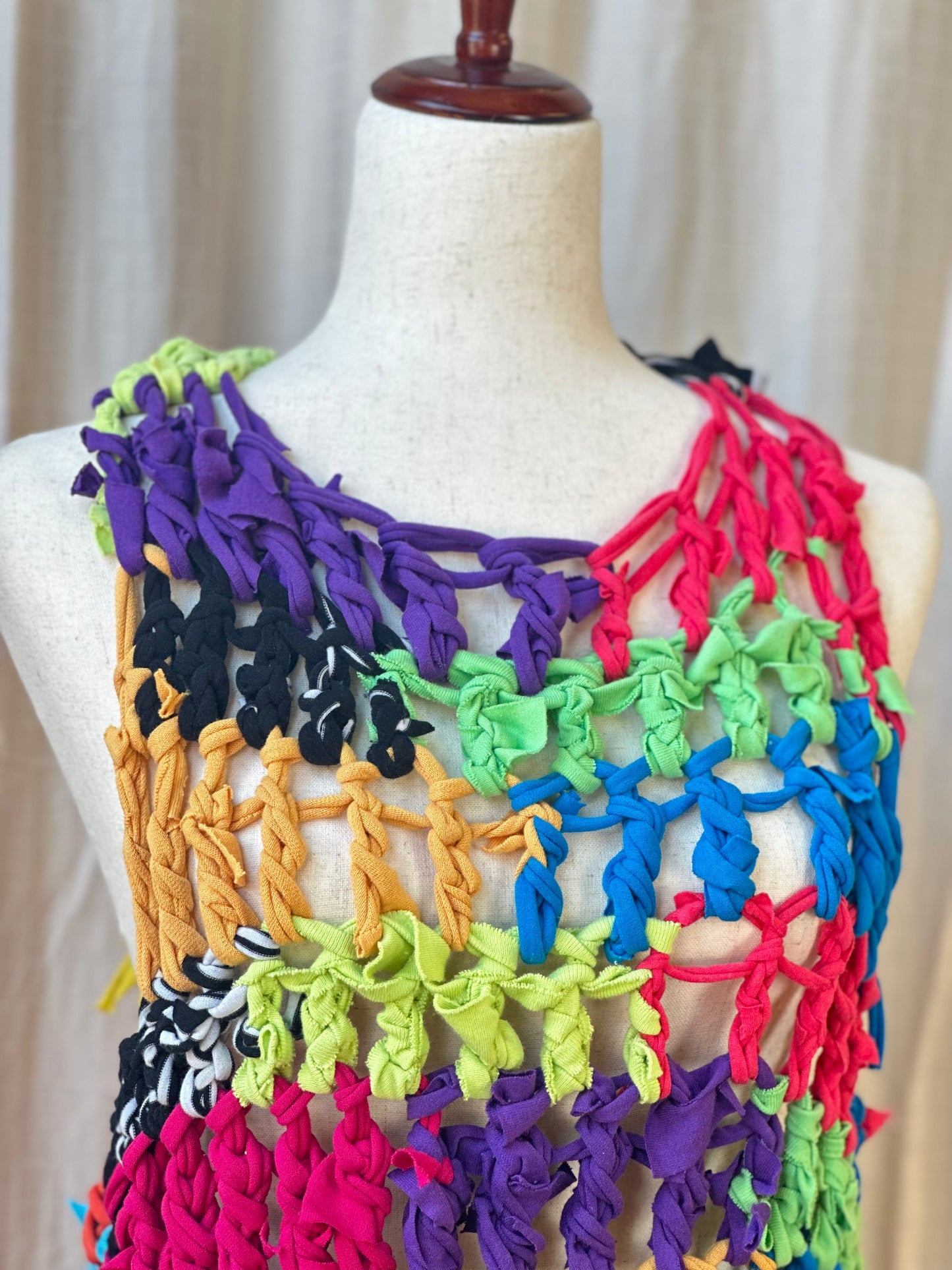 Colorful Crochet Tank Top