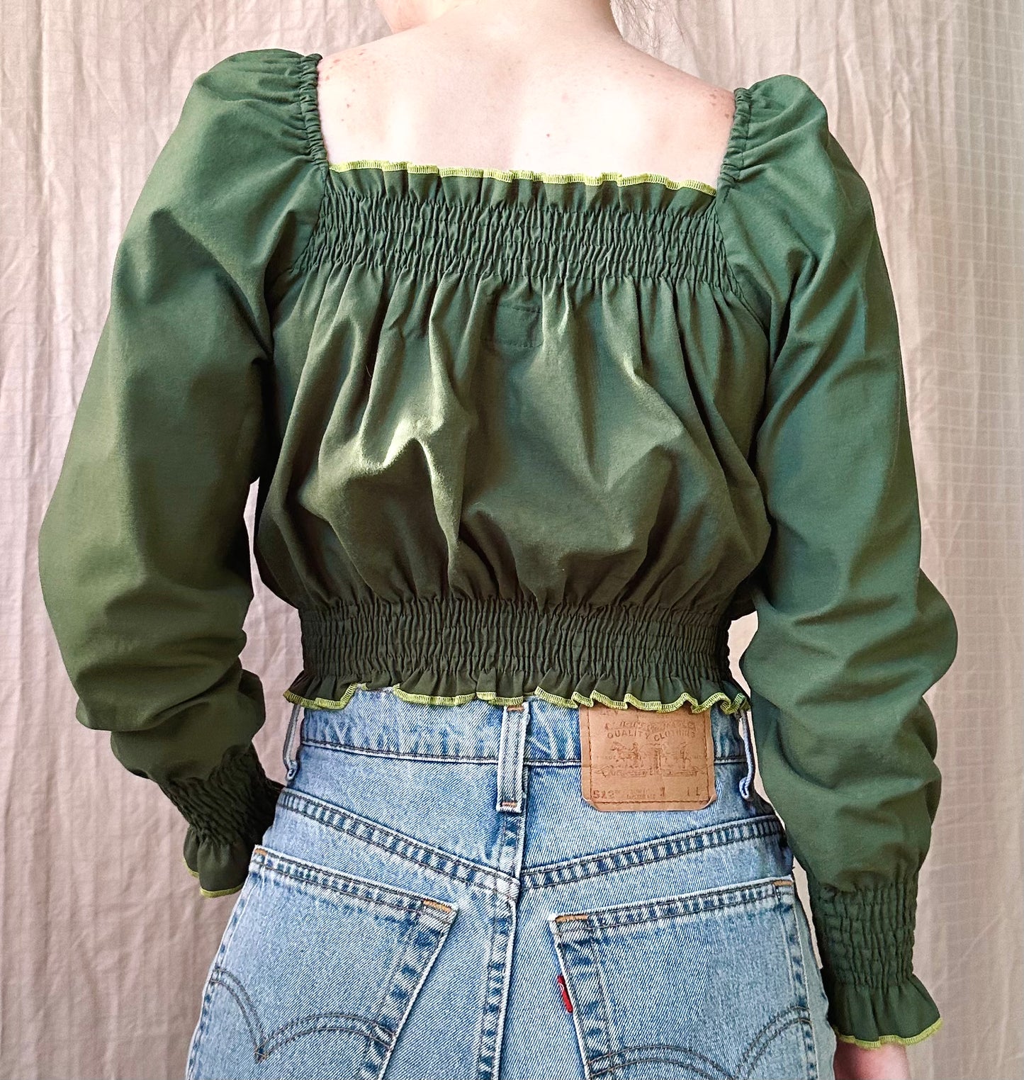 Olive Shirley Top