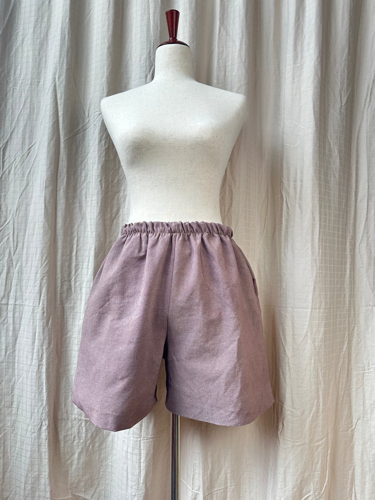 Mauvy Brown Shorts