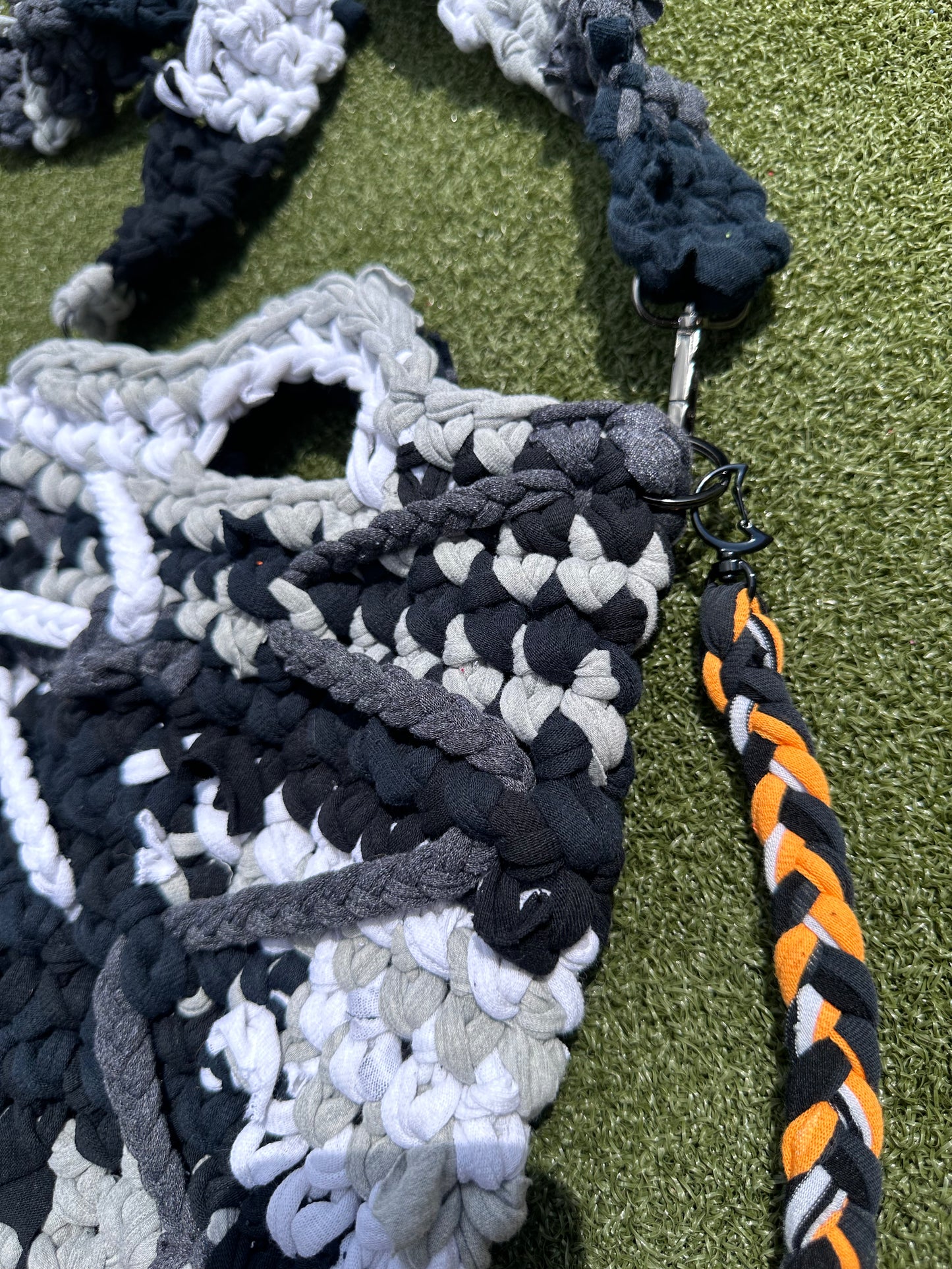 Stormy Weather Crochet Crossbody