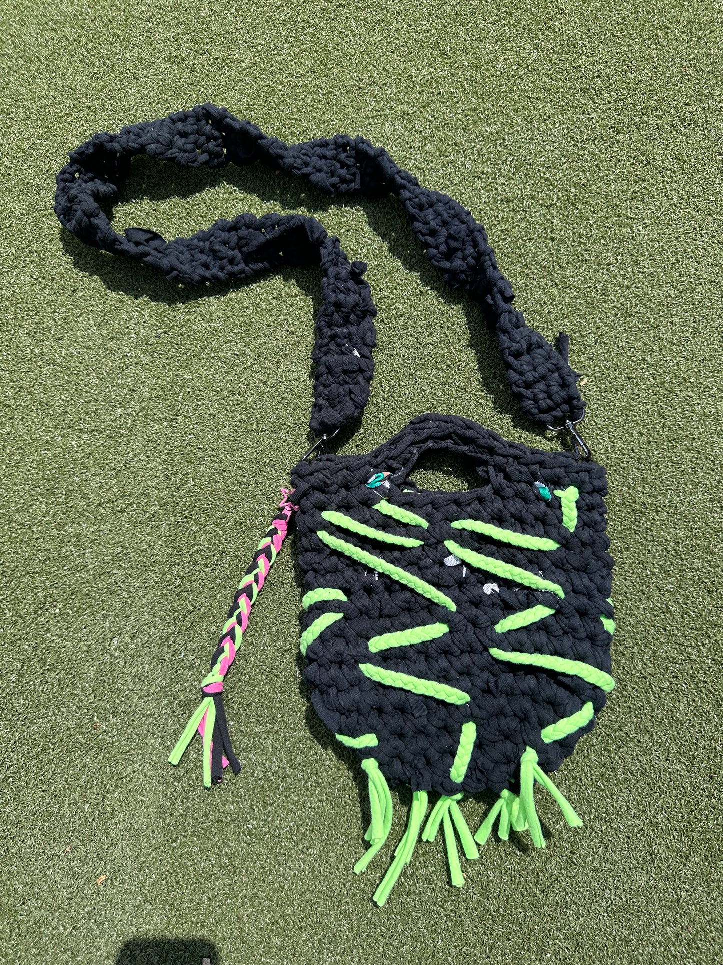 Brat Crochet Crossbody
