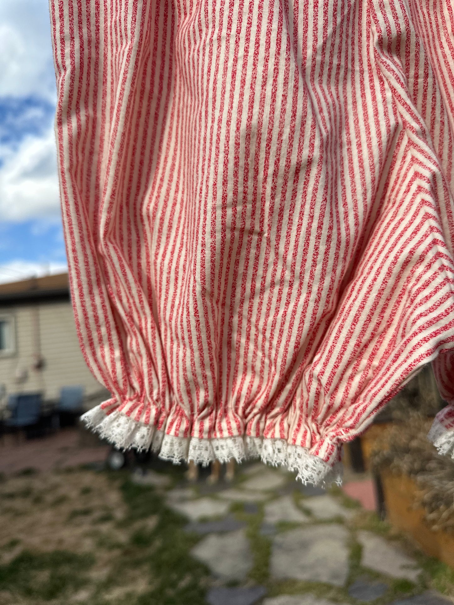 Red/White Striped Bloomers