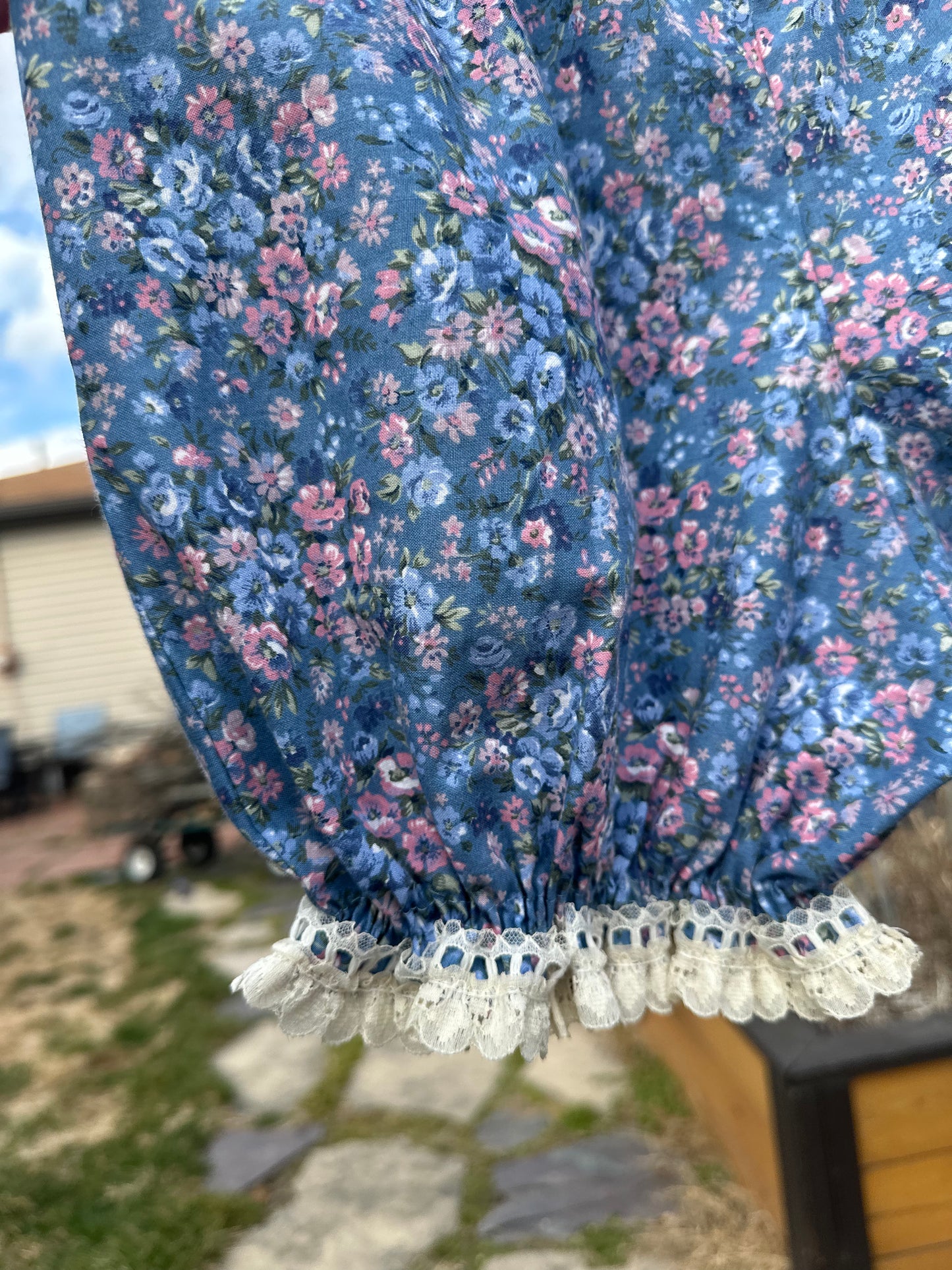 Blue/Pink Floral Bloomers