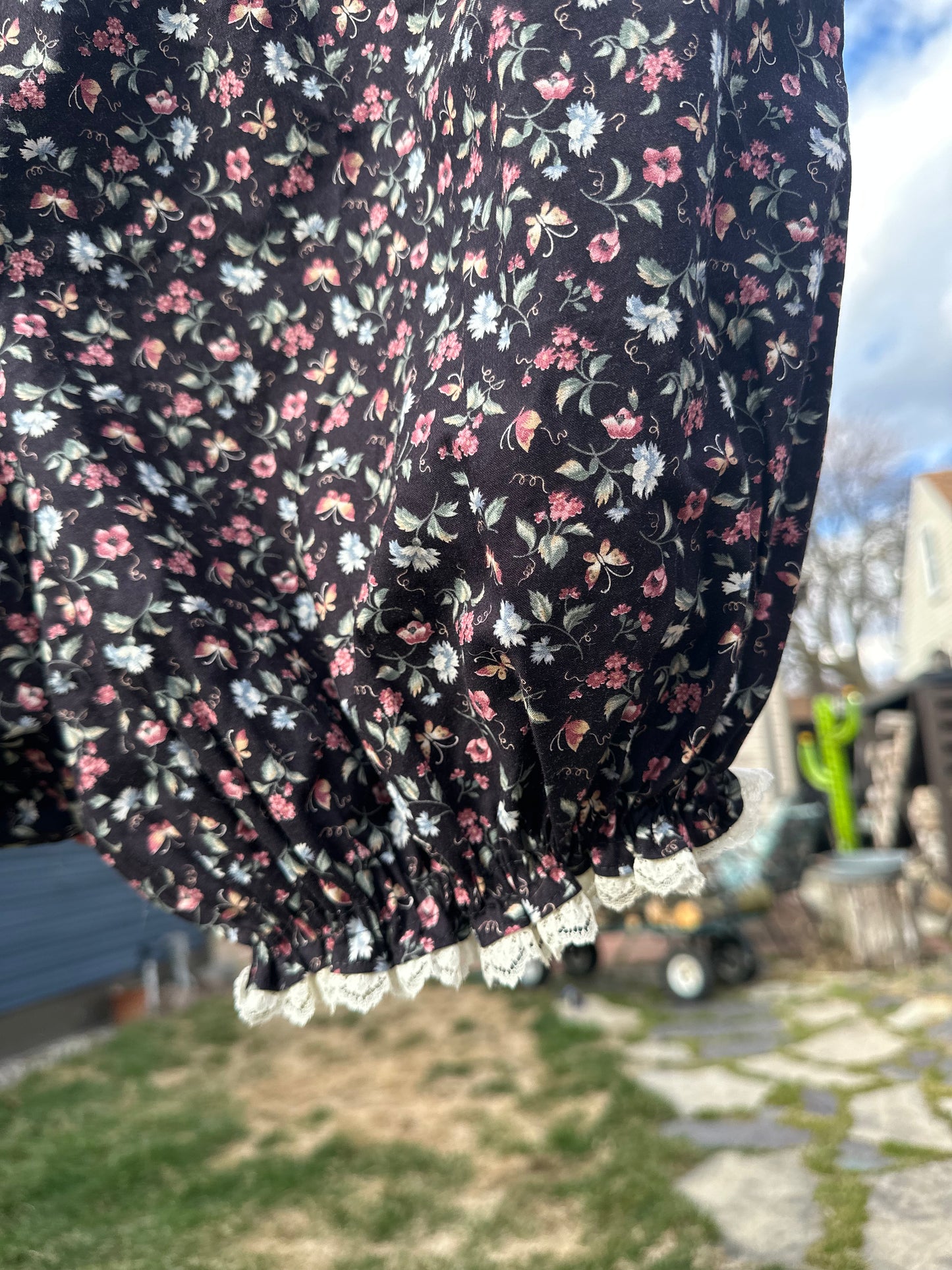Black Butterfly/Floral Bloomers