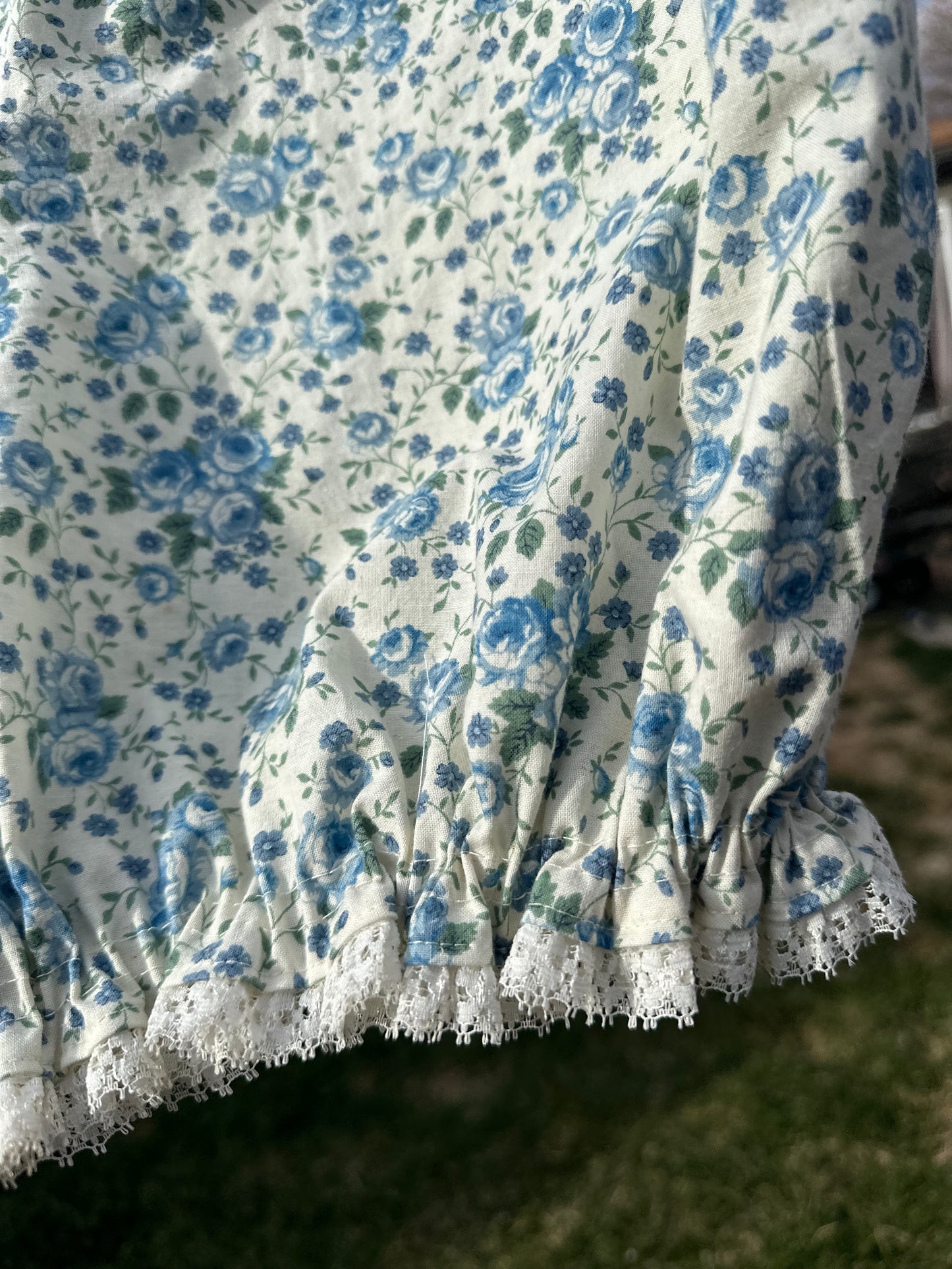 Blue Floral Bloomers