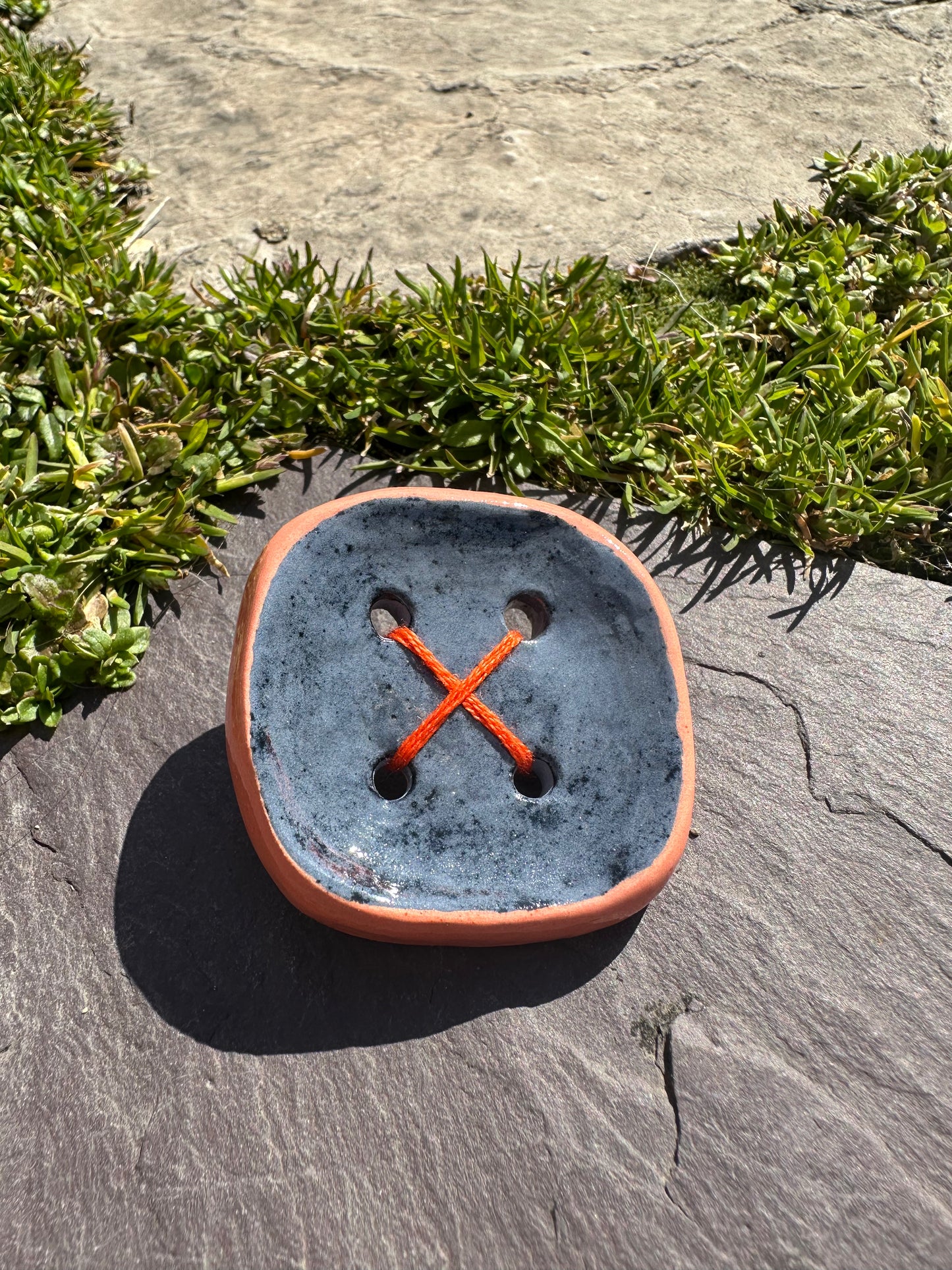 Ceramic Button Pin