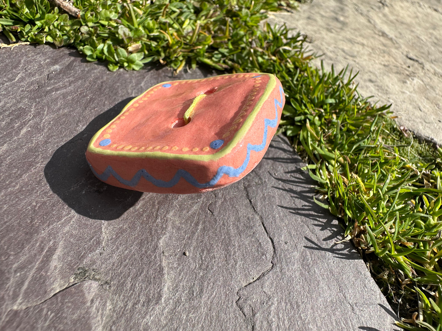 Ceramic Button Pin