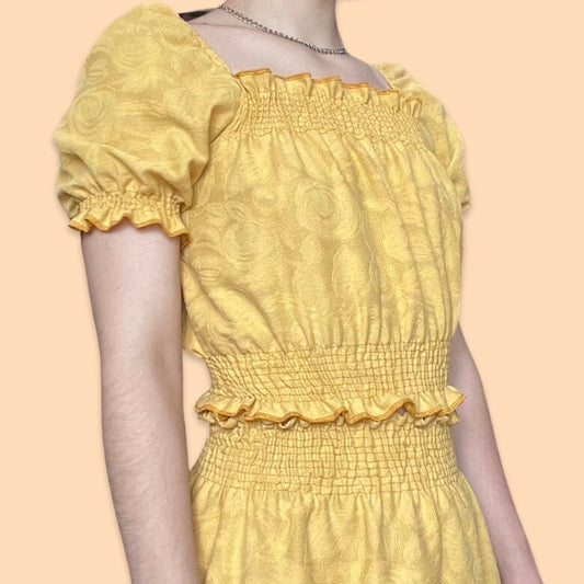 Yellow Rose Shirley Top