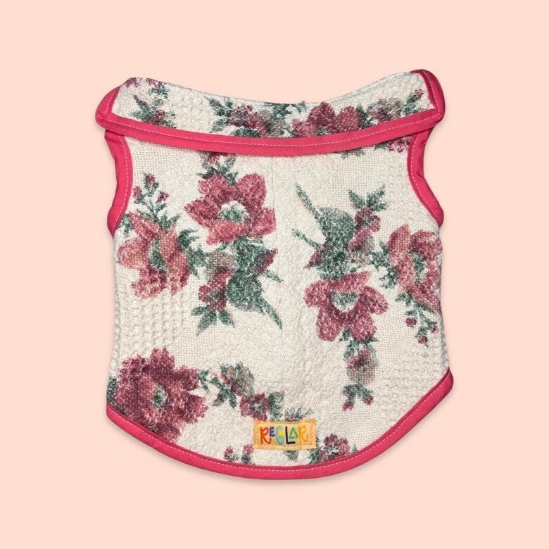 Pink & Green Floral Dog Jacket