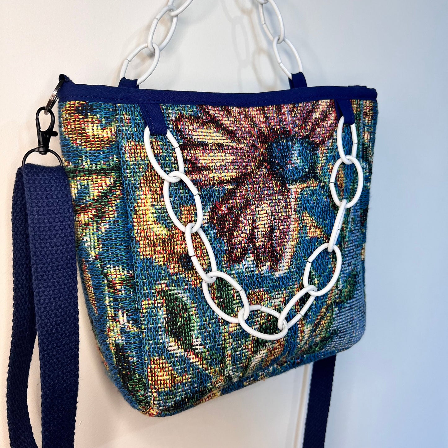 Floral Crossbody Blanket Bag