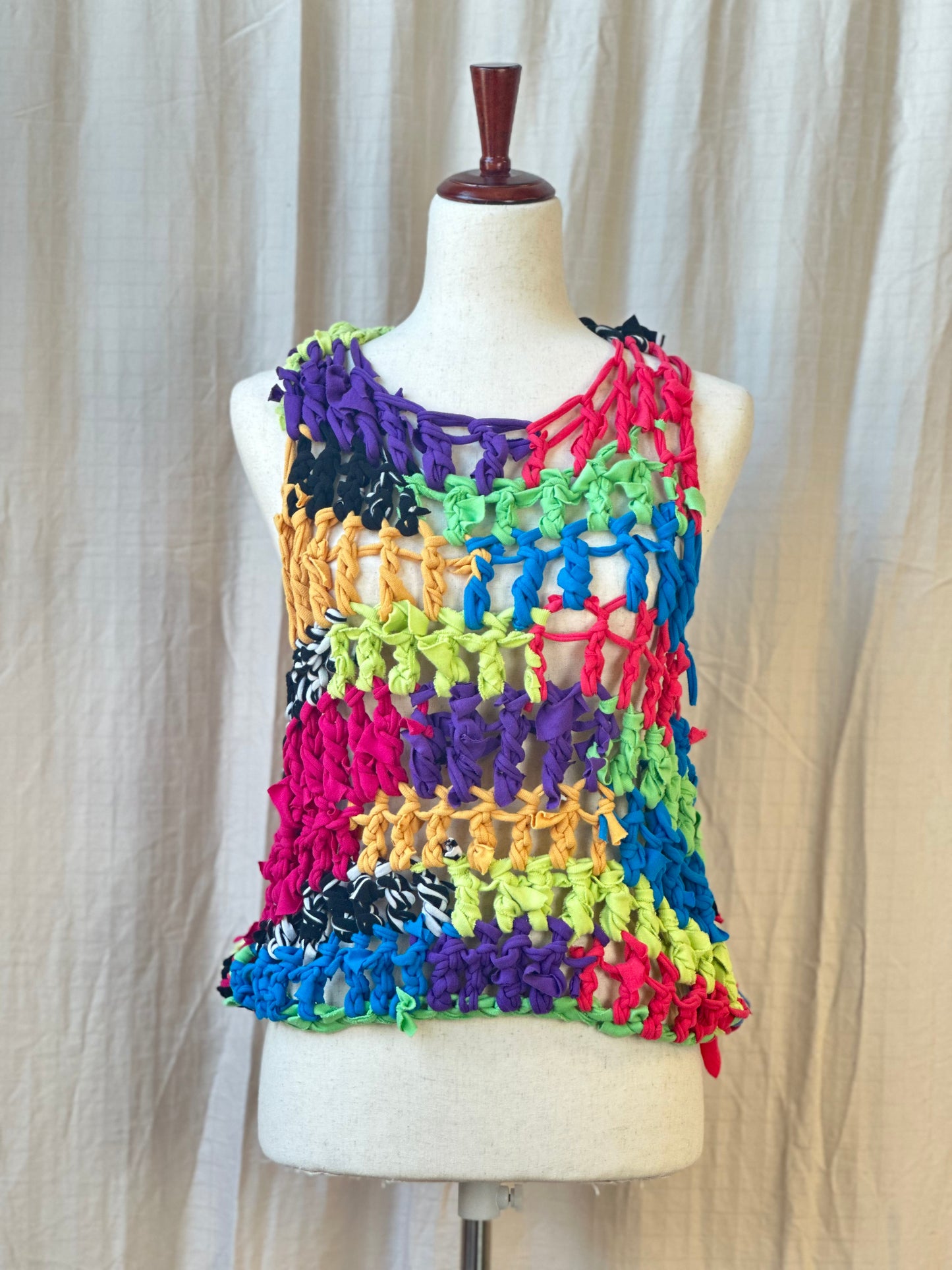 Colorful Crochet Tank Top
