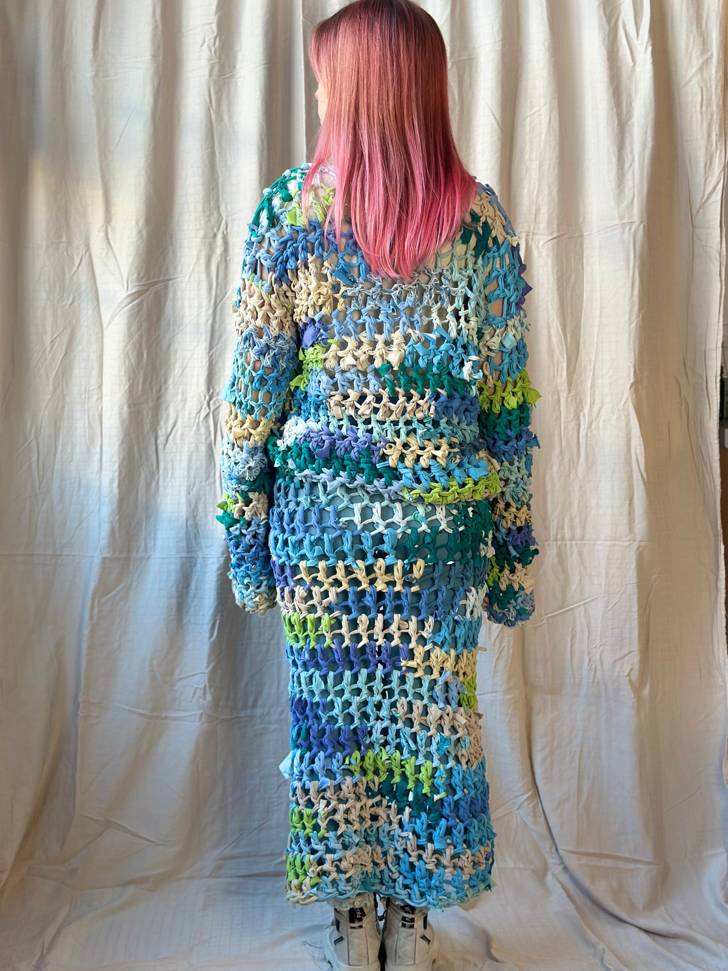 Whimsical Crochet Sweater