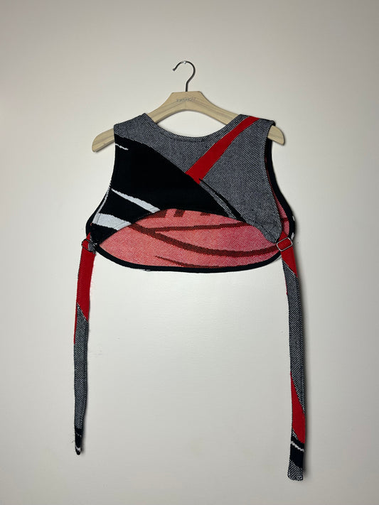 Cropped Buckle Vest (M)