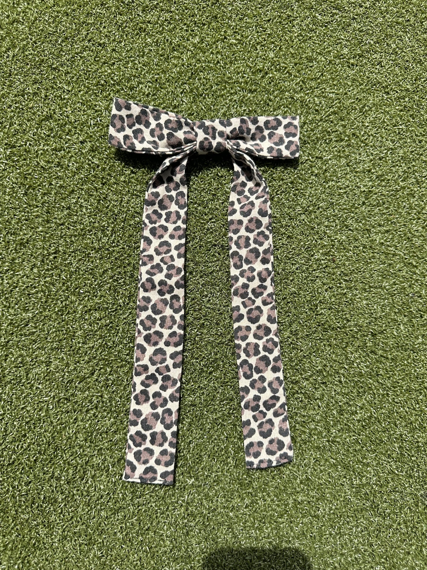 Cheetah Bow Clip