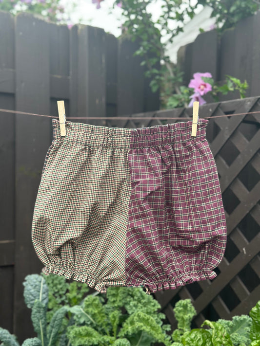 Green/Purple Plaid Bloomers (S)