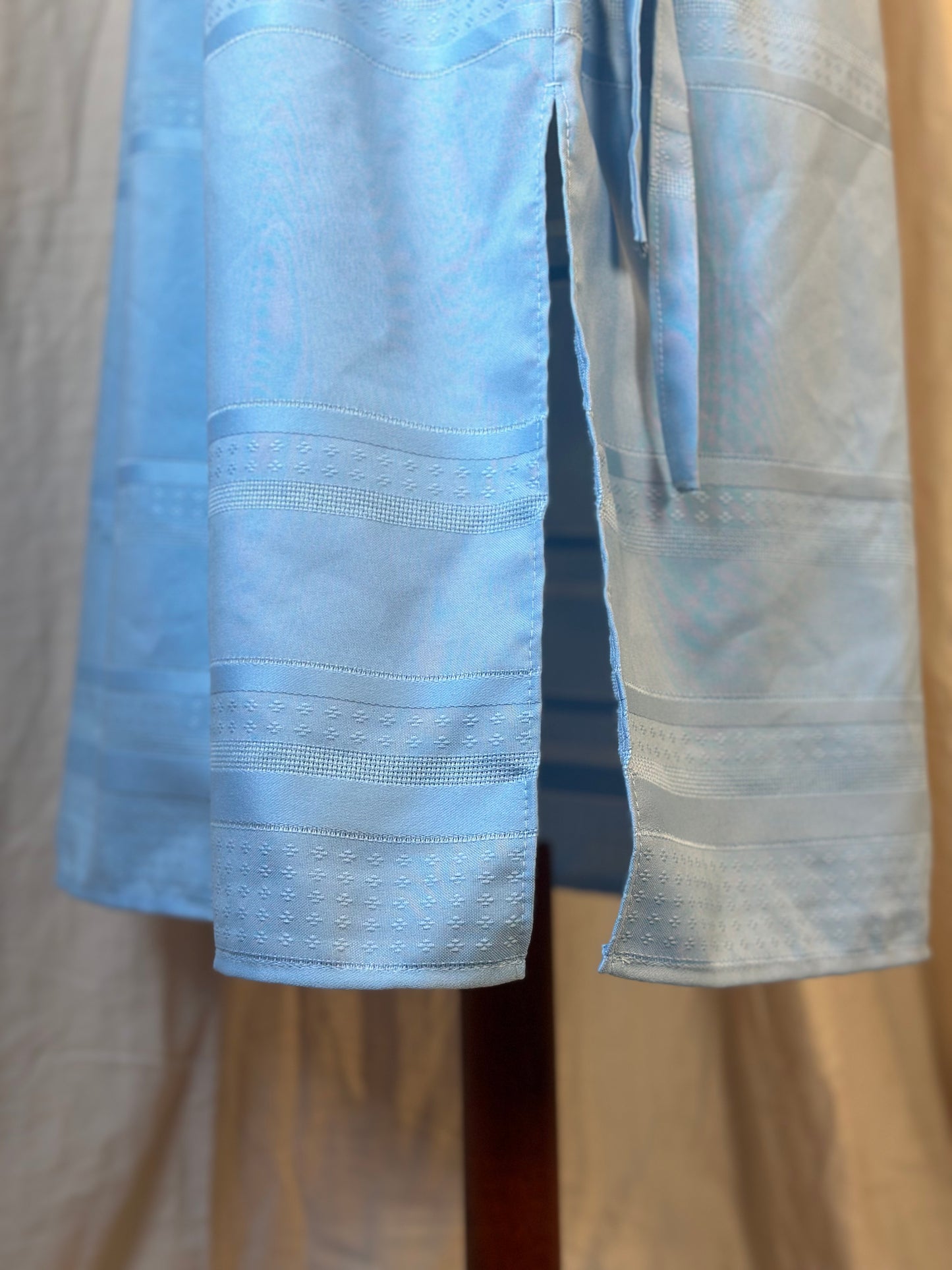 Baby Blue Button Up Set