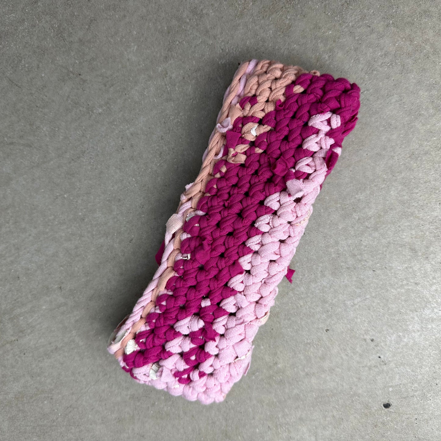 Pink Crocheted Winter Headband