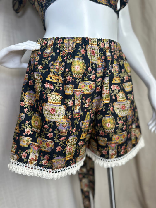 Lace Trim Shorts (S)