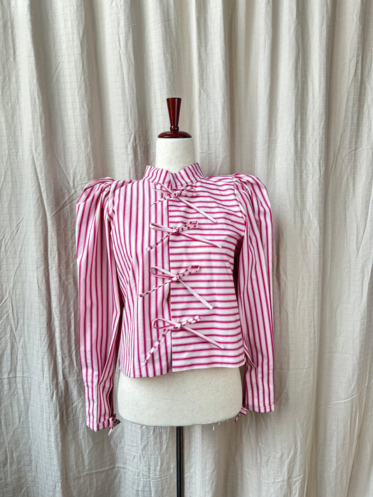 Pink Striped Vivienne Top