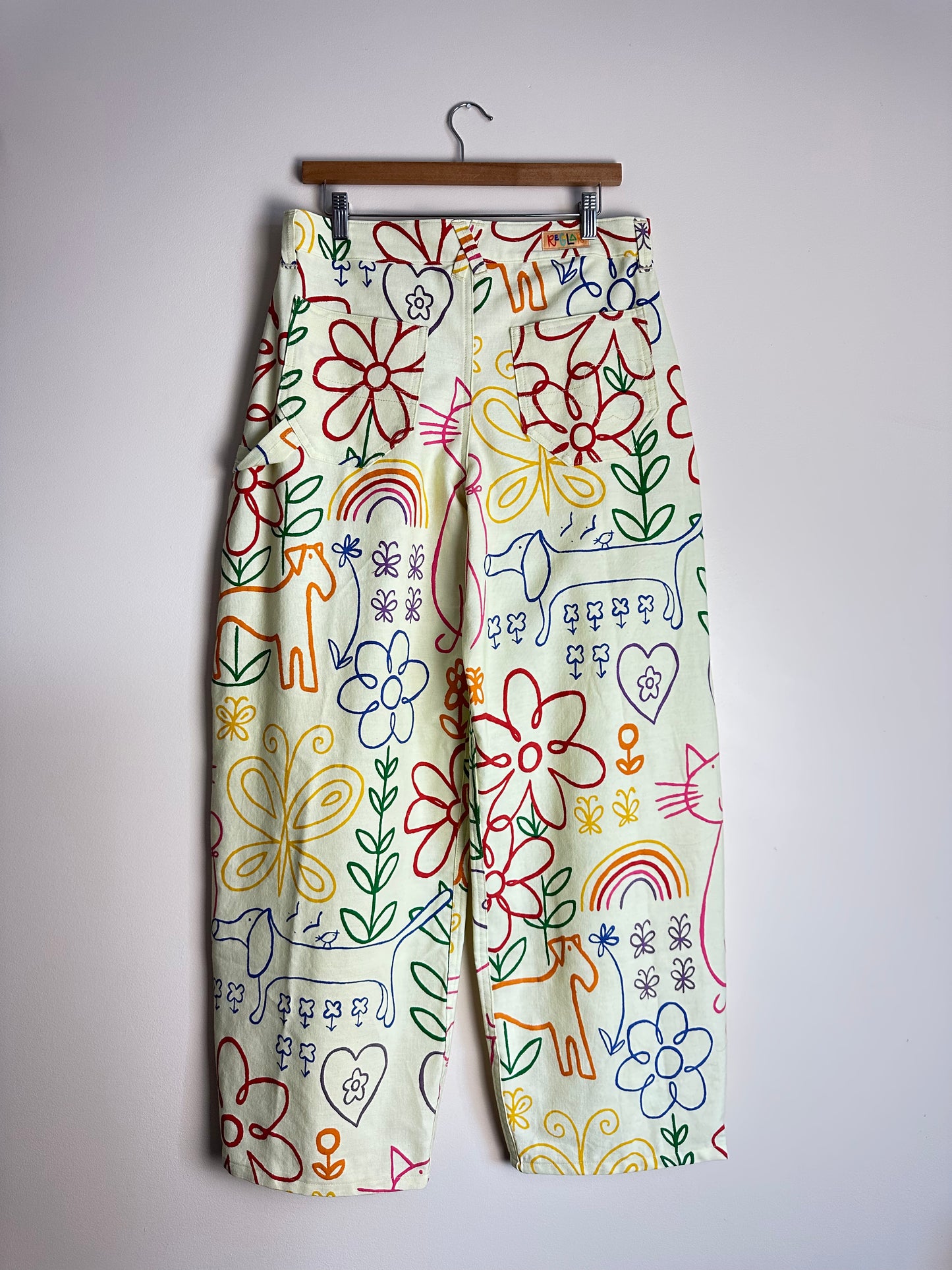 Baggy Barrel Pants 33x31
