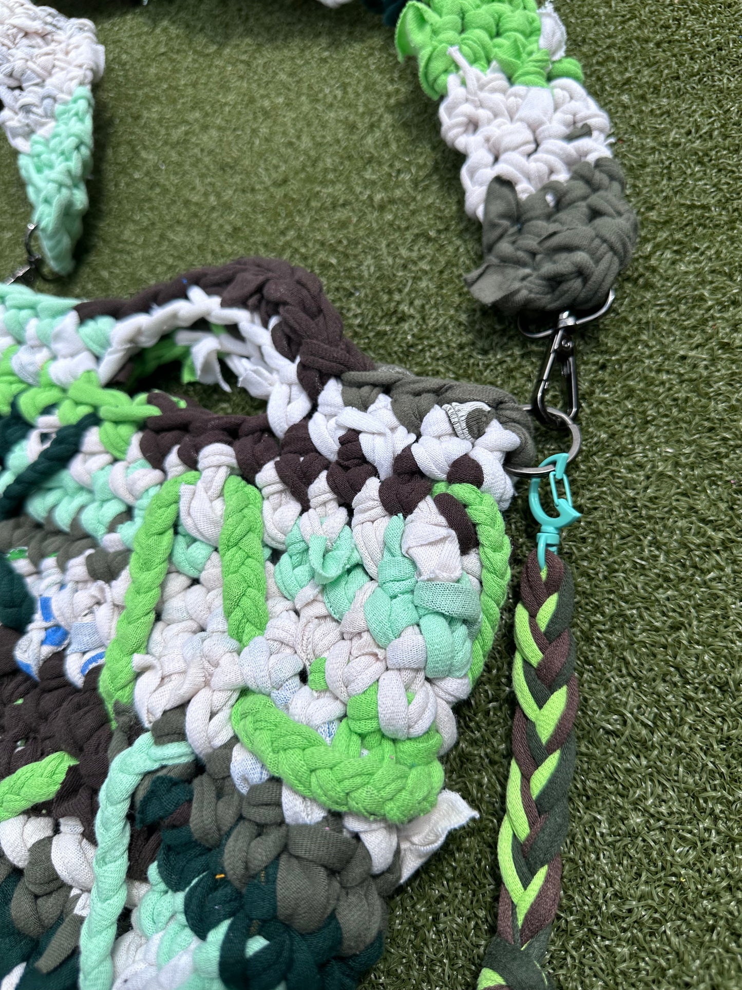 Mossy Birch Crochet Crossbody