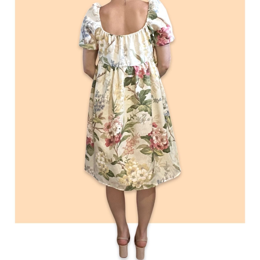 Vintage Floral BabyDoll Dress