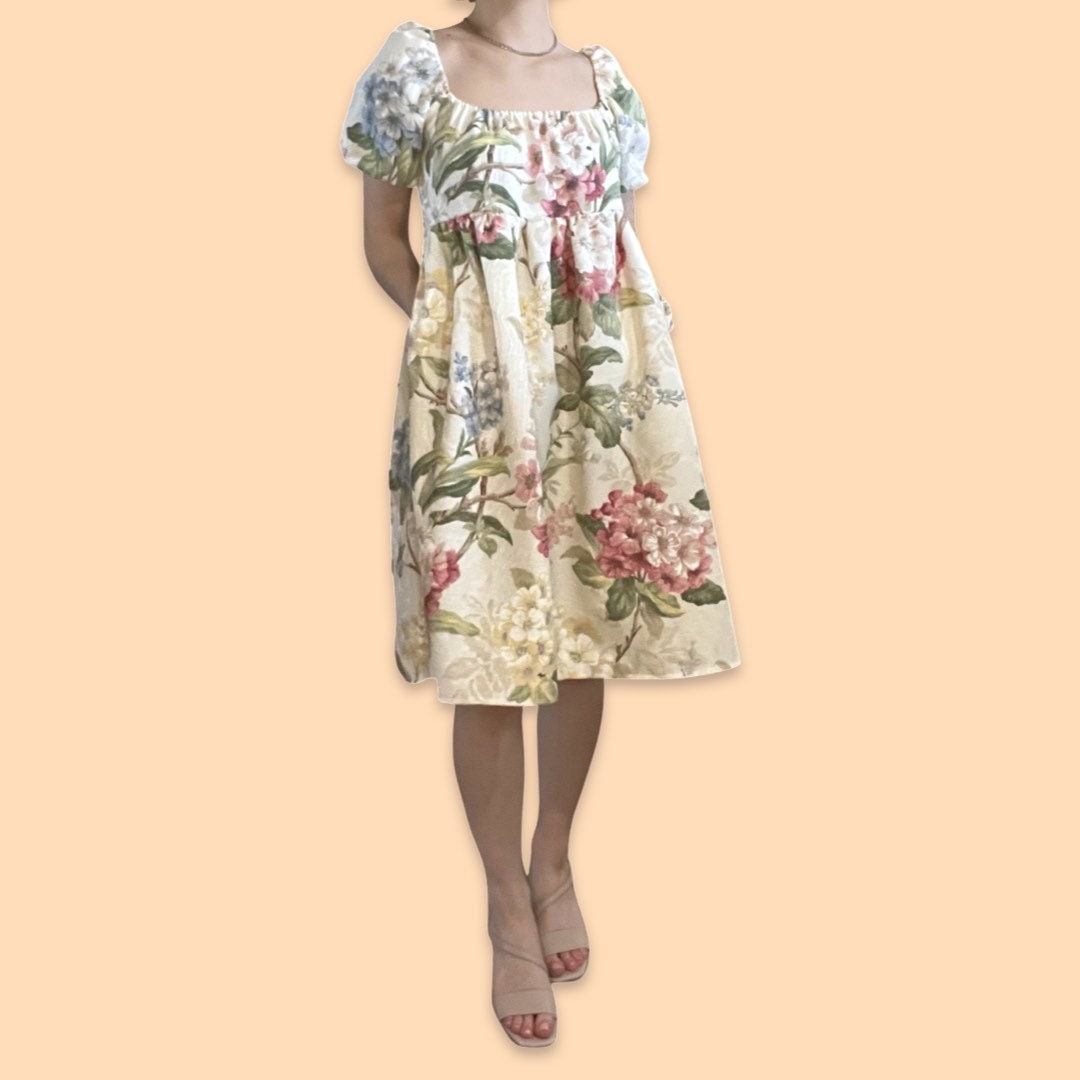 Vintage Floral BabyDoll Dress