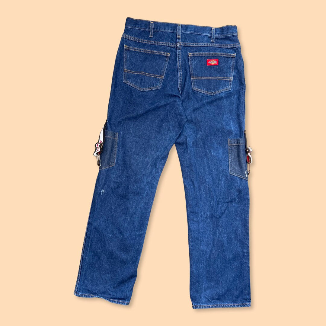 Upcycled 8 Pocket Straight Leg Dickies Jeans