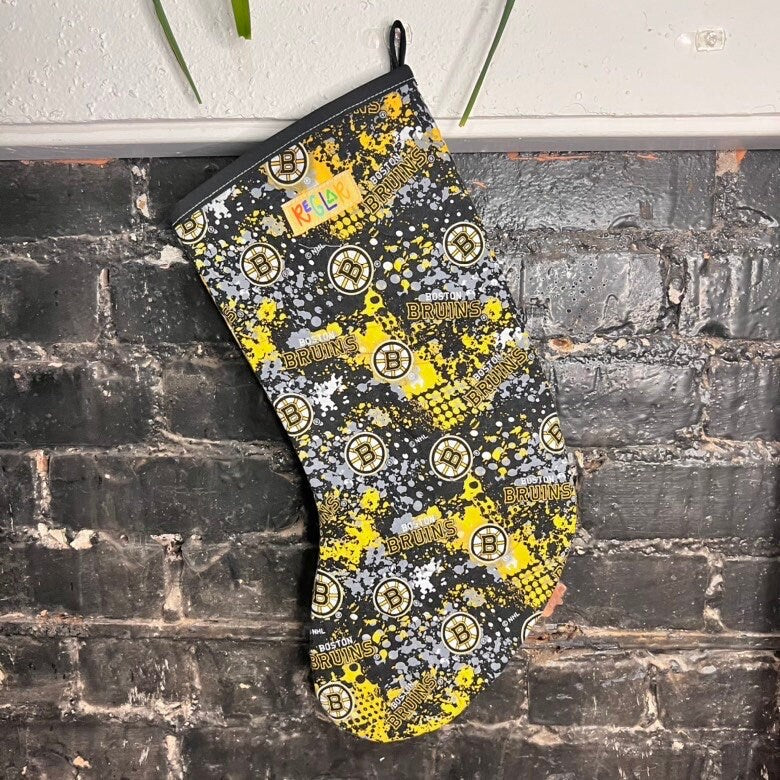 Boston Bruins Quilted Stocking