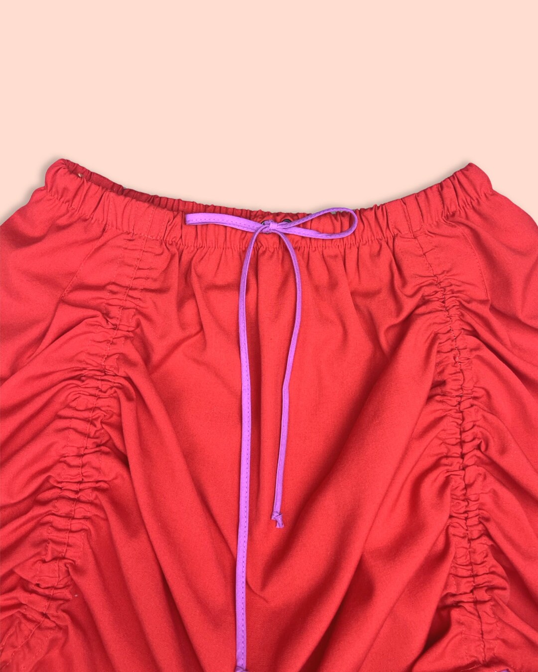 Red/Purple Parachute Skirt