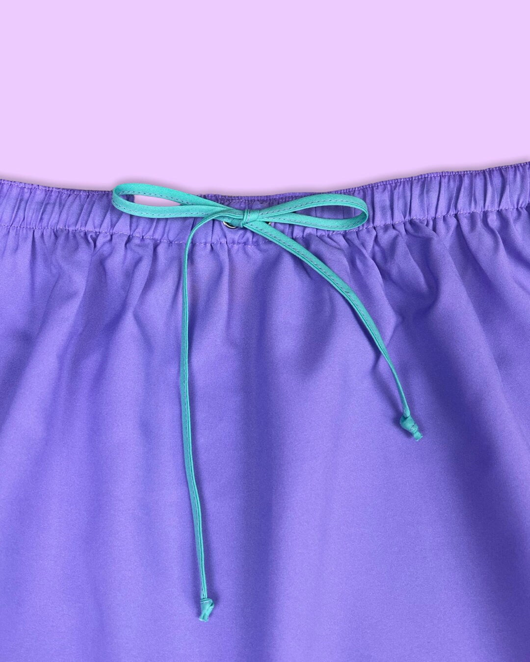 Purple Ruffle Mini Skirt